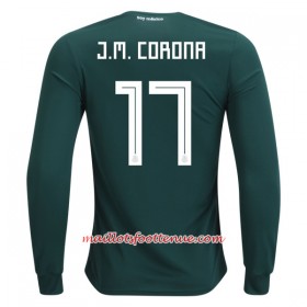 Maillot/Tenue Mexique J.M.Corona 17 Domicile Coupe du monde 2018 Manche Longue